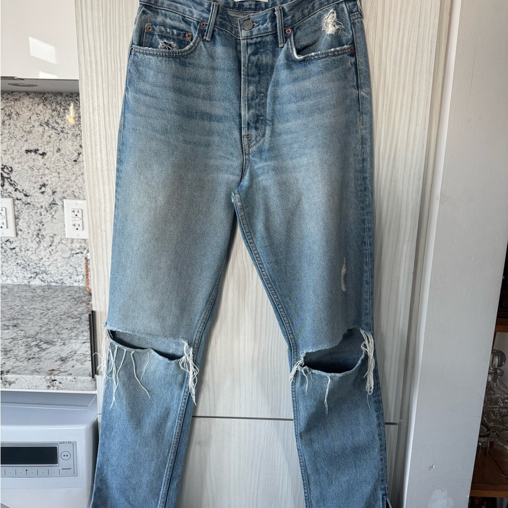 GRLFRND Light Blue Distressed Men's Jeans
